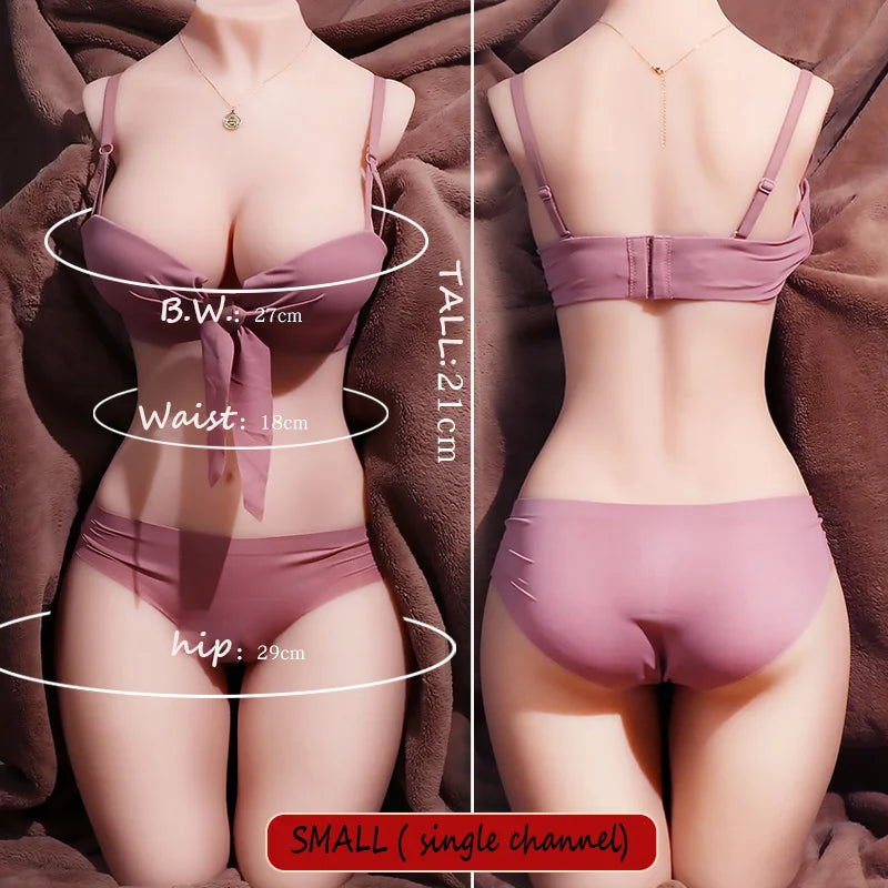 Realistic Half-Body Love Doll – Voluptuous Curves, Soft Touch & Dual Sensation