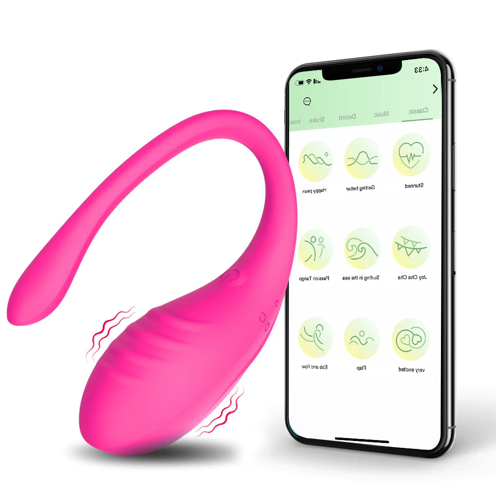 9-Speed App-Controlled Wearable Vibrator – G-Spot & Anal Stimulation for Women & Couples