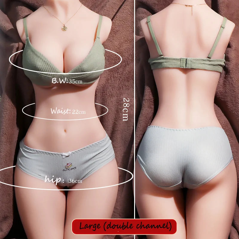 Realistic Half-Body Love Doll – Voluptuous Curves, Soft Touch & Dual Sensation