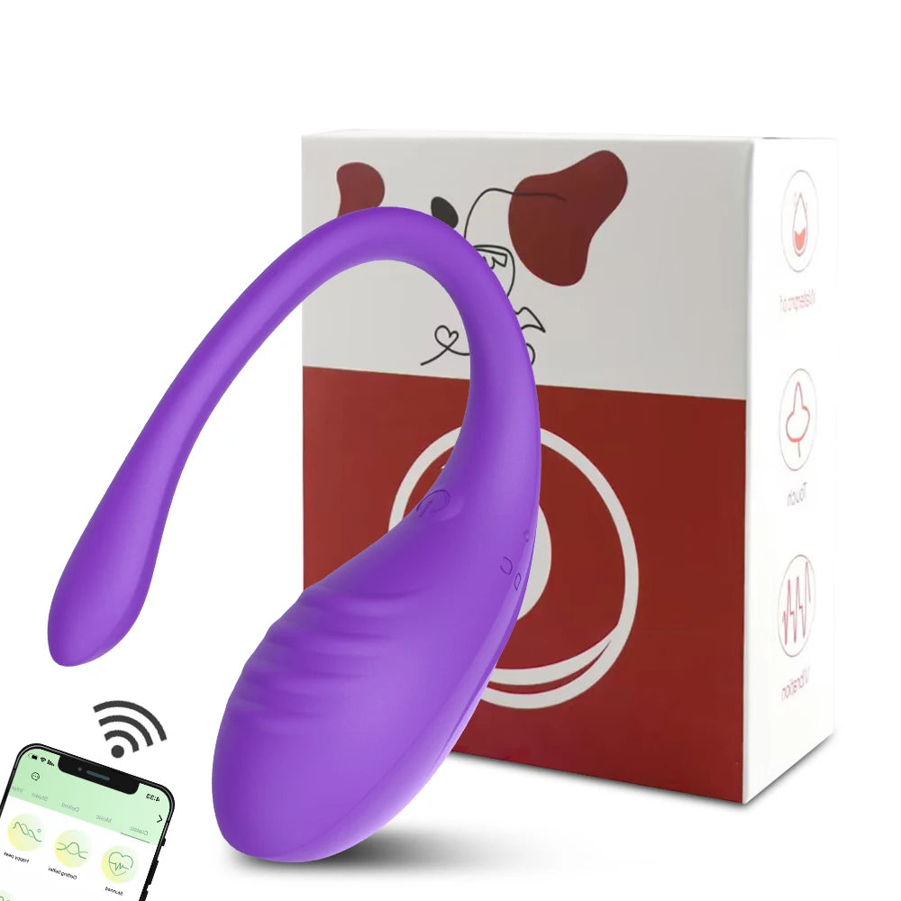 9-Speed App-Controlled Wearable Vibrator – G-Spot & Anal Stimulation for Women & Couples