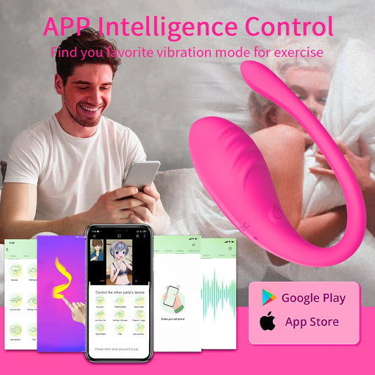 9-Speed App-Controlled Wearable Vibrator – G-Spot & Anal Stimulation for Women & Couples